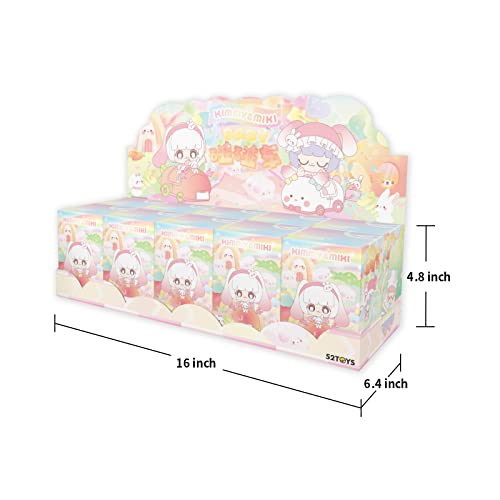 52Toys Blind Box Kimmy&Miki Baby Bumper Cars Series, 1Pc Action Figure, Collectible Toy Desktop Decoration 3.3 Inch, Mystery Box Gift For Birthday Or Party #TOP6