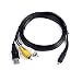 HOLLO Replacement USB UC-E6 AV Audio Video Cable Lead Cord for Nikon Coolpix L110 50 P60 P80 P90 P100 P300 P500 P5000