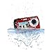 Minolta MN40WP 48MP Waterproof Digital Camera – Dual LCD Screens, 2.7K QHD Video, 16x Digital Zoom, Anti-Shake, Face Detection, 10ft Waterproof (Red)