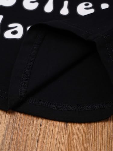 Kids Girls Alphabet Tank Top Contrast Trim Sleeveless Vest Cropped Spaghetti Strap Camisole Casual Outdoor Wear 6