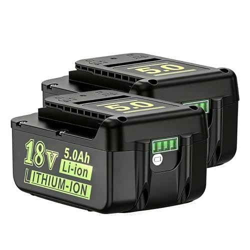 2X DREAMDASH 18V 5Ah Ersatzakku Akku Batterie Kompatibel mit Kärcher 18V Battery Power Werkzeugen