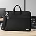 Ferkurn Laptop Bag Case 17 17.3 inch for Women Men, Messenger Briefcase Compatible with Alienware Nitro 5 XPS 17 ThinkPad Legion 5 Inspiron HP Pavilion Asus Acer, Slim Strap Computer Bag, Black