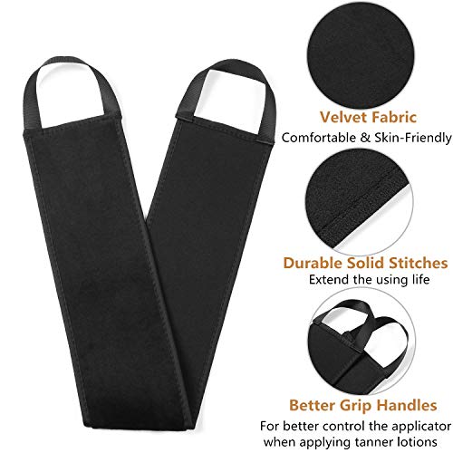 YVOIER Leakproof-lined Tanning Mitt set, Luxury Velvet Fake Tan Mitt - Image 4