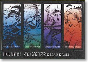 Final Fantasy marque-page transparent Vol.1 idéal pour sublimer vos moments de lecture