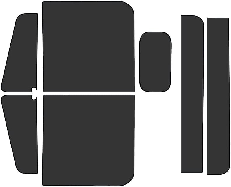 Rvinyl Window Tint Kit Compatible with Freightliner Classic 1996-2005 XL Conventional Cab Base - Black 20% - Single Ply No Bubble Film - Do it Yourself Vehicle Complete Precut Kit