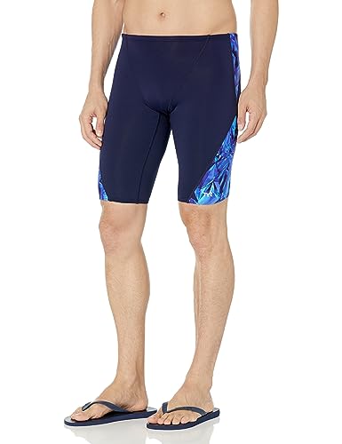 Snapklik.com : TYR Mens Standard Durafast Elite Solid Jammer Swimsuit