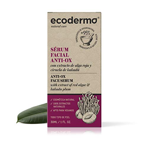 Ecoderma Facial Anti-Ox Face Serum 30ml - Improves Its Restructuring And Provides Brightness And Turgence