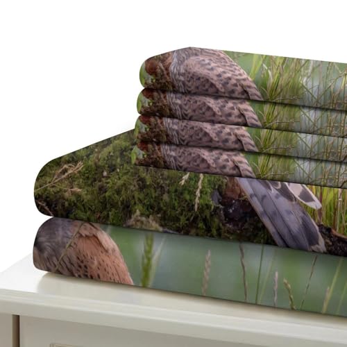 Housse de couette oiseau en microfibre super douce avec fermeture éclair - 7