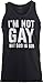 I'm Not Gay But $20 Is $20 | Funny Bi-Curious Bachelor Humor Party Tank Top-Adult,L