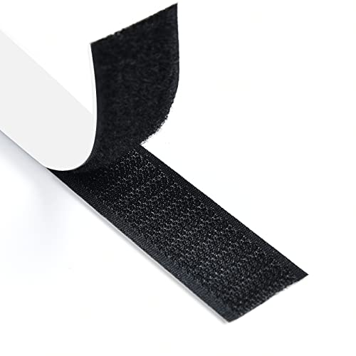 Romon Rubans Adhésifs,10M Scratch Autocollant Double Face, 16 mm de Large Bande Agrippantes Adhésives Puissant Hook Loop Rubans pour Ménage, Bricolage Et...