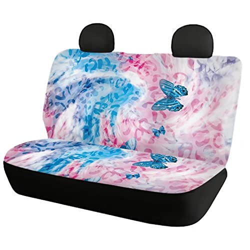 Image of Modysero Butterfly Patterns Automotive Seat Cover Full Set Custom Breathable Elastic Car Seat Cover for Women Soft Comfortable Vehicle Seat Protector Universal Fit Most Cars SUV Trucks