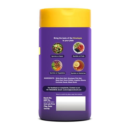 Image of Namakwali Flavoured Pahadi Salt Seasoning Gandhrain or Choru Flavour, 100 Gram | Seasoning for Popcorn, Noodles, Salad, Raita, Juice, Fruits, Sweet Corn, Makhana and more | 100% Organic & No Preservatives | Shark Tank India