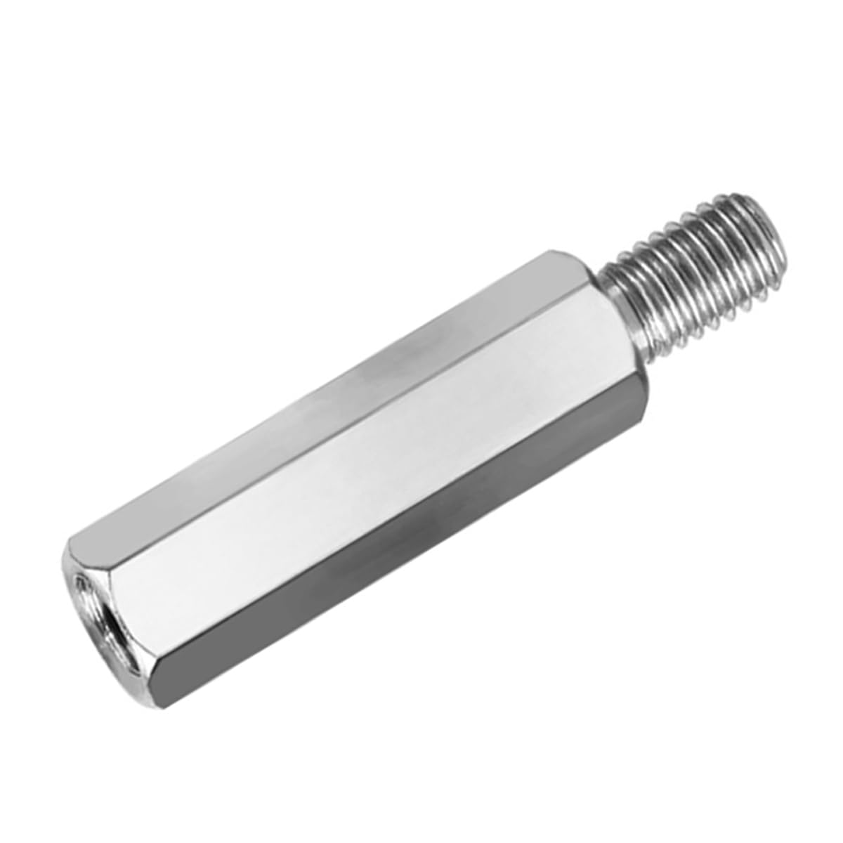 Teron Confezione da 10 distanziatori esagonali in acciaio inox PCB Board viti distanziali filettatura esterna M6 x 30 + 8 mm