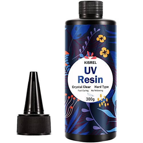 Kisrel UV-201 Resin 300G - Upgraded Uv Resin Kit cover