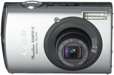 Canon PowerShot SD870IS 8MP Digital Camera with 3.8x Wide Angle Optical Image Stabilized Zoom (Black)