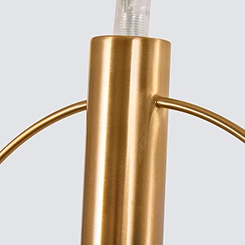 Petit lustre plafonnier en laiton chic pour illuminer un restaurant - 2