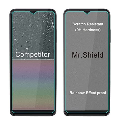 Image of Mr.Shield [3-Pack] Designed For T-MOBILE (REVVL 6 PRO 5G) [Tempered Glass] [Japan Glass with 9H Hardness] with Lifetime Replacement