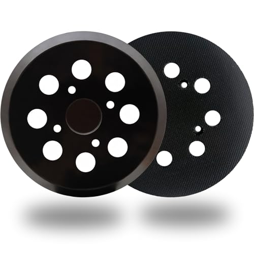 5" Hook and Loop Sander Pad for Ridgid R2600, R2601 Random Orbit Sanders -5 Inch 8 Hole Replacement Sanding Pad for Part Number 300527002 - with Extra Hard Backing - 1 Pack