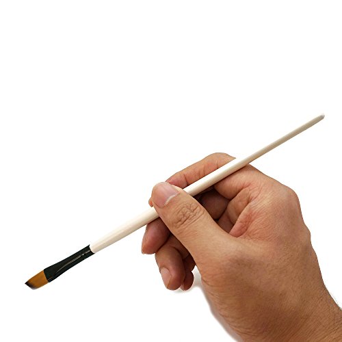 Set di pennelli Filbert e pennelli con setole