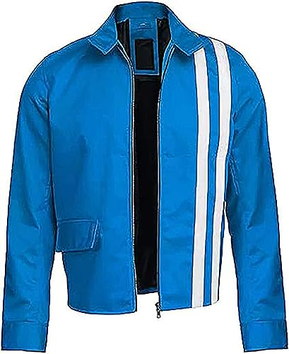 Mens Speedway Cotton Stripes Jacket Speedway Motors Racing Jacket
