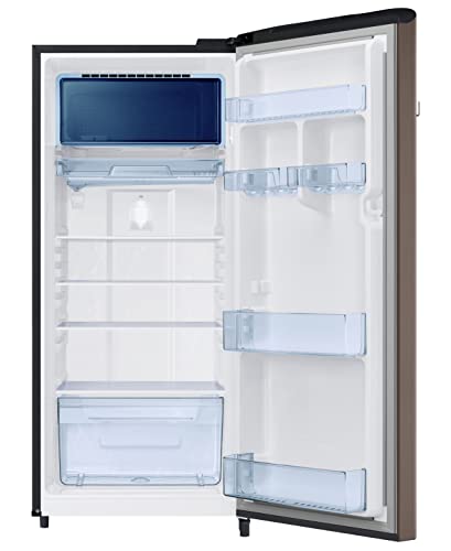 Image of Samsung 215L 4 Star Inverter Direct-Cool Single Door Digi-Touch Refrigerator (RR23C2E24DX /HL,Luxe Brown)