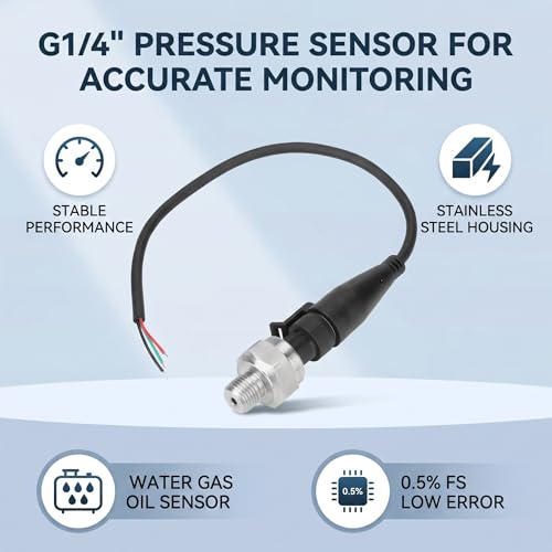 Transmisor de presión G1/4 con sensor de silicio de alta estabilidad 3