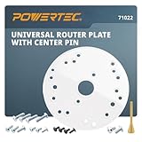 POWERTEC 71022 6-1/2-Inch Universal Router Plate