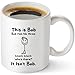 This Is Bob Funny Stickman Figure Coffee Mug - Bob Has No Arms Adult Humor Mug for Him Husband Boyfriend Gift Idea - Hilarious Birthday Presents for Office Coworker or Dad - 11 oz White Novelty Cup