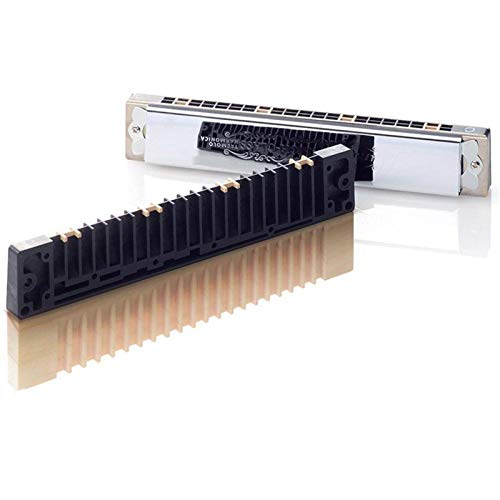 KIRANDIE 21 Trous Tremolo Harmonica C Harp Laiton Roseaux Bois/ABS Peigne Instruments de Musique (Color : Key of BB) - Les Beatles, Paul McCartney, John Lennon, RIngo Starr, George Harrison KIRANDIE 21 Trous Tremolo Harmonica C Harp Laiton Roseaux Bois/ABS Peigne Instruments de Musique (Color : Key of BB) – Image 7