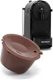 Kit 3 Cápsula Reutilizável Compatível com Nespresso – Filtro de Café Recarregável Ecológico para Máquinas Nespresso
