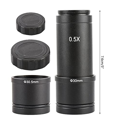 Adaptateur C Mount 0.5X élimine reflets sur microscope trinoculaire