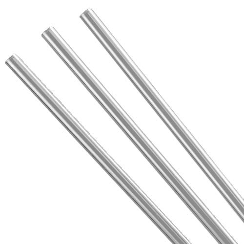 MIXIAO Cannucce di vetro riutilizzabili – Confezione da 6 cannucce dritte (diametro 10 mm