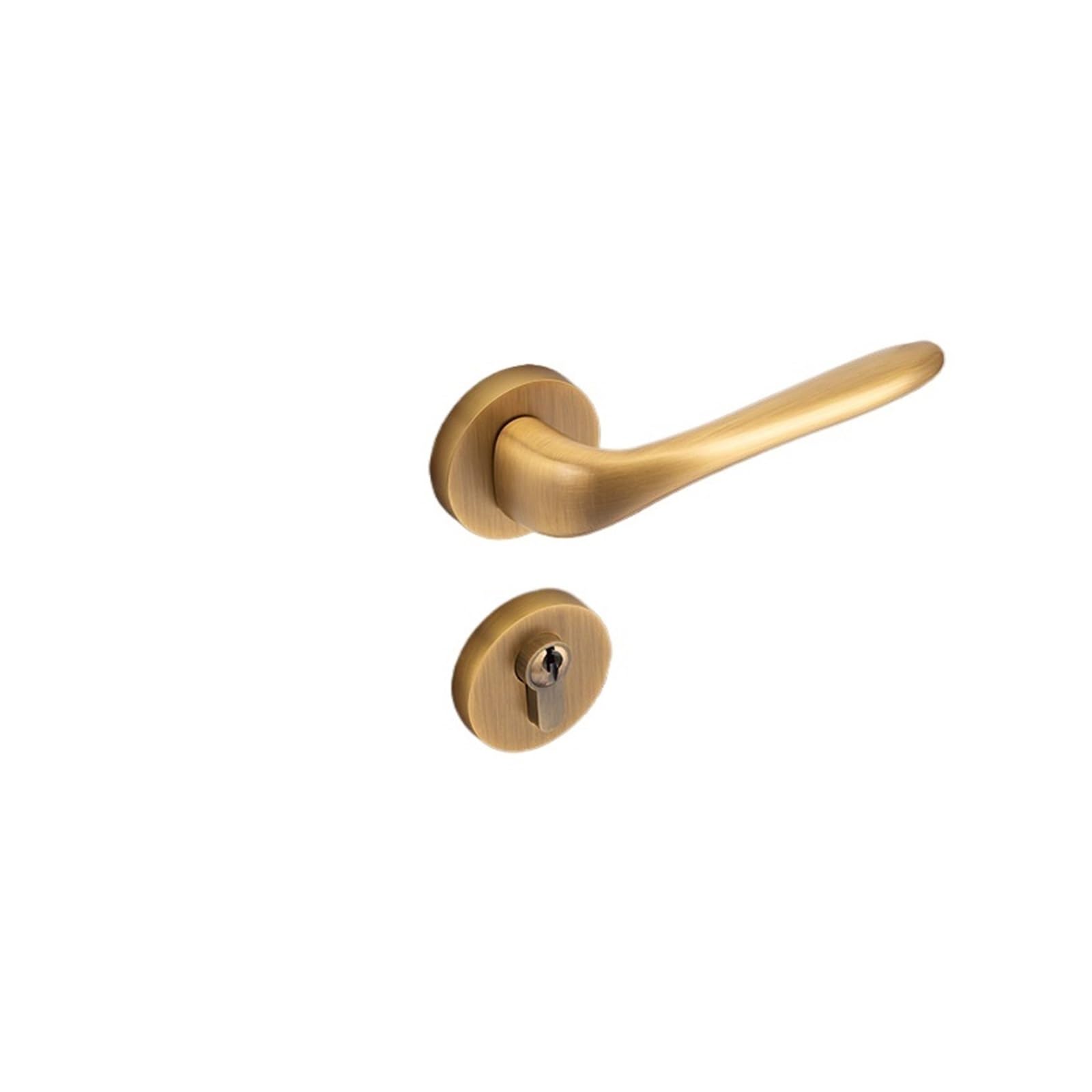 Quincaillerie magnétique en cuivre pour porte de chambre