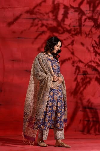 Image of Kalaanj Women Women Rayon Blend Kurta Set