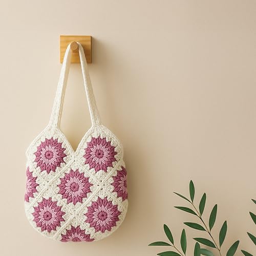 Image of Itsy Bitsy DIY Make Your Own Crochet Tote Bag Kit | Beginner Friendly Crochet Craft Set | Create Reusable Handmade Shopping Bag | Complete DIY Hobby Gift Box