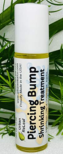 Urban ReLeaf Piercing Bump Shrinking Treatment ! Gentle, Effective Aftercare. Easy Roller-Ball Applicator. 100% Natural with Essential Oils. Help Scars, Nodules, Cartilage, Nose, Ear Spots