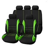 car seat covers front pair Housses Siège Voiture En Tissu Pour Peugeot 107 206 301 307 Sw 308 405 508 3008 4007 2008 408 201 Sièges Voyageur(VERT)