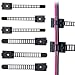 Gogogu 40 Pack Adjustable Cable Clips Adhesive Cable Straps Clamps Wire Clips with Optional Screw Mount for Car, Multi Cables, Festive Ornaments