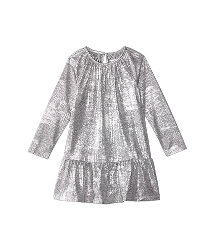 Hatley Girl's Silver Shimmer Aline Dress (Toddler/Little Kids/Big Kids)