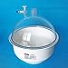 KimLab Large Plastic Vacuum Desiccator, Diameter 250mm / 10
