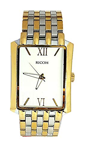 Image of Ricoh Analog Gold Dial Men's Watch RH02