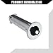 Hihaha Mirror Hinge Pin for BMW X1 for BMW E84 / Exterior Automotive Hinge Roller Pin/Stainless Steel / 1Pcs Silver Tone