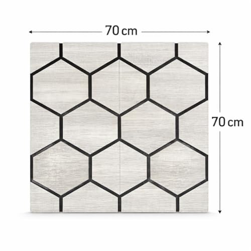 Image of Barebeauty 3D Wall Panel Wallpaper, Self Adhesive PE Foam Brick Sticker, Waterproof Wall Covering for Home Decor, 70 x 70 cm (Pack of 25, 131.75 Sq. Ft. Approx)