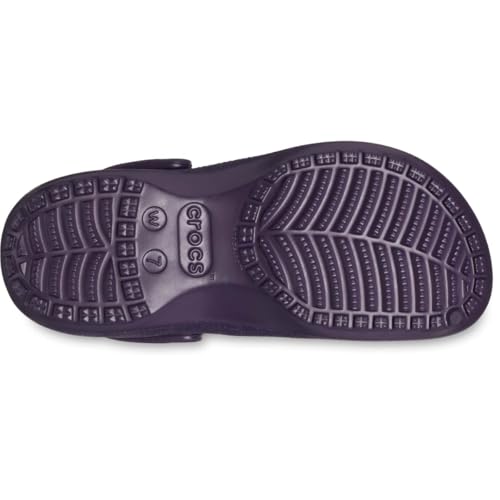 Image of Crocs Women's Classic Platform Glitter Clog, Dark Iris, 7 Women