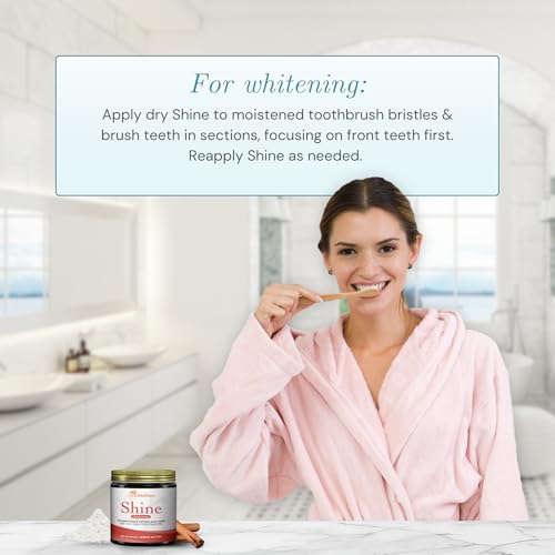 orawellness shine remineralizing tooth powder with hydroxyapatite made in the usa flouride free tooth repair natural teeth whitening powder teeth polish amp stain remover cinnamon