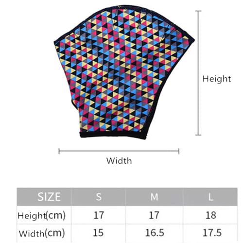 UNIQOCK Sports Swimming Gloves Aquatic Swim Training Glove Neoprene Webbed Fitness and Water Aerobics Resistance Gloves for Men Women