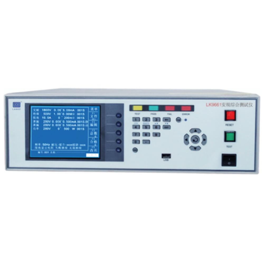 5 in1 Security Tester AC Withstand Voltage, Insulation Resistance, Grounding Resistance, Leakage Rurrent, No-Load Power Test for Factory