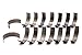 ACL - Ford 377ci Cleveland Stroker (using Chevy Con Rods) Standard Trimetal Rod Bearing Set (8B927H-STD)