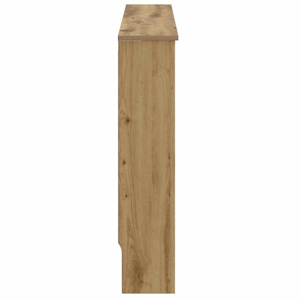 vidaXL Cubierta de Radiador Roble Artesanal 172 x 19 x 81,5 cm, Cubierta Moderna Rectangular para radiador, decoración del hogar, Resistencia al Calor, diseño de Madera, Seguridad Infantil