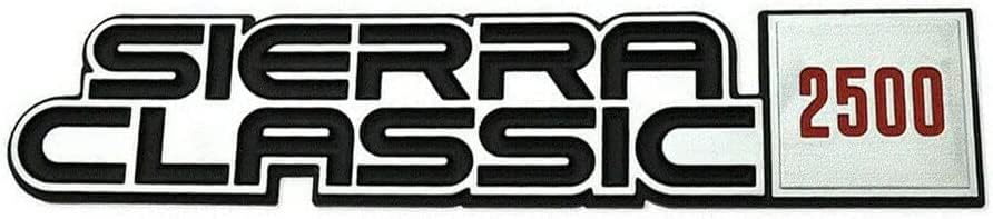 Image of Sierra Classic 2500 2p Fender Nameplate 1984 1985 1986 1987 1988 1989 Emblem